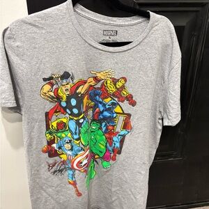Marvel Gray Superhero Team T-Shirt